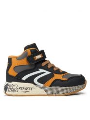Primigi Sneakersy 4955522 Czarny. Czarne buty sportowe chłopięce Primigi, ze skóry, bez zapięcia. Za 199.99 zł.