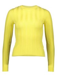 ESPRIT Sweter w kolorze żółtym rozmiar: XS. Żółte swetry klasyczne damskie ESPRIT, xs, bez kołnierzyka. Za 57.06 zł.