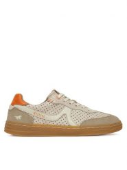 Mustang Sneakersy 1511-302 Beżowy. Brązowe obuwie sportowe damskie Mustang, z materiału, bez zapięcia. W wyprzedaży za 209.99 zł.