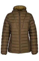 Trespass Bartush - damska lekka kurtka puchowa Dark Olive. Zielone kurtki damskie 2117 OF SWEDEN, na zimę, l, bez wzorów, z puchu, bez kaptura. Za 408.99 zł.