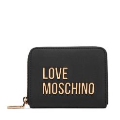 Portfel LOVE MOSCHINO. Czarne portfele damskie Love Moschino, bez wzorów. Za 319.99 zł.