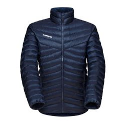 Kurtka puchowa damska Mammut Albula IN. Niebieskie kurtki damskie Mammut, na zimę, s, bez wzorów, z puchu, bez kaptura. Za 829.99 zł.