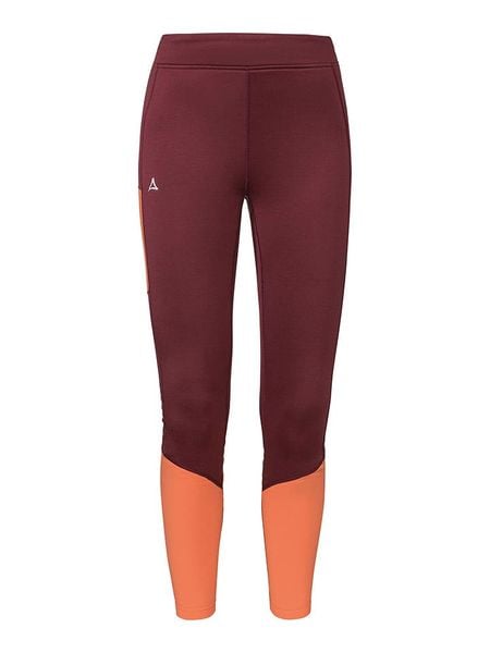 Schöffel Legginsy narciarskie "Rosskogel" w kolorze czerwono-pomarańczowym rozmiar: 40. Czerwone legginsy damskie Schöffel, bez wzorów, z materiału. Za 528.34 zł.