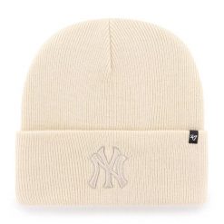 New York Yankees Haymaker Czapka zimowa - Naturalny. Białe czapki damskie 47 Brand, na zimę, bez wzorów. Za 138.00 zł.