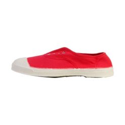 Tenisówki Bensimon Elly - Damskie. Czerwone trampki damskie Bensimon, bez wzorów, z materiału, bez zapięcia. Za 165.90 zł.