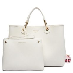 Torebka Emporio Armani. Białe torebki klasyczne damskie Emporio Armani, bez dodatków. Za 1,339.00 zł.