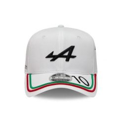 Czapka z daszkiem New Era Monza PG 9FIFTY PC Renaul. Białe czapki z daszkiem damskie New Era, bez wzorów, z materiału. Za 195.99 zł.