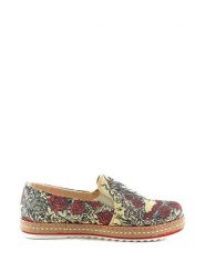 Goby Espadryle ze wzorem rozmiar: 37. Brązowe espadryle damskie Goby, bez wzorów, z materiału, bez obcasa. Za 225.45 zł.