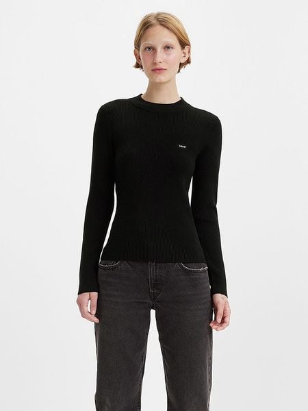 Levi's Koszulka w kolorze czarnym rozmiar: L. Czarne koszulki damskie Levi's, l, bez wzorów, bez kołnierzyka, bez ramiączek. Za 158.10 zł.