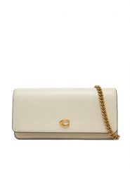 Coach Torebka CW586 Écru. Torebki wieczorowe damskie Coach, bez wzorów, ze skóry, bez dodatków. Za 689.99 zł.