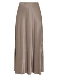 MOSS COPENHAGEN Spódnica "Nicolette" w kolorze szarobrązowym rozmiar: XS. Brązowe spódnice damskie Moss Copenhagen, xs, bez wzorów, maxi. Za 114.98 zł.