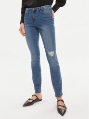 Vero Moda Jeansy June 10301199 Niebieski Skinny Fit. Niebieskie rurki damskie Vero Moda, bez wzorów, z bawełny. Za 79.99 zł.