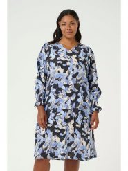 Kaffe Sukienka w kolorze czarno-błękitnym rozmiar: 50. Czarne sukienki damskie Kaffe, bez wzorów, bez ramiączek. Za 96.14 zł.