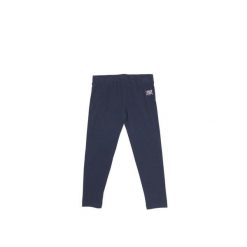 Legginsy z bawełna na czas wolny na co dzień. Niebieskie legginsy damskie LEONE 1947 APPAREL, bez wzorów, z bawełny. W wyprzedaży za 44.86 zł.