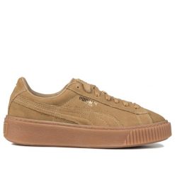Buty damskie sportowe Puma SUEDE PLATFORM. Brązowe obuwie sportowe treningowe Puma, trekkingowe, Puma Suede. Za 149.00 zł.