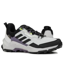 Buty damskie terkingowe z Gore-Tex Adidas TERREX AX4. Czarne obuwie trekkingowe damskie Adidas, z gore-texu, bez zapięcia. Za 398.00 zł.