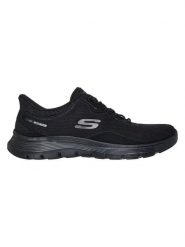 Skechers Sneakersy w kolorze czarnym rozmiar: 42. Czarne obuwie sportowe damskie Skechers, z materiału, bez zapięcia. Za 263.53 zł.