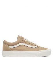 Vans Tenisówki Old Skool VN000EDY4MG1 Beżowy. Brązowe trampki damskie Vans, bez wzorów, z materiału, bez zapięcia. Za 369.99 zł.