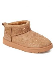 C'M Botki zimowe w kolorze jasnobrązowym rozmiar: 40. Brązowe botki damskie C'M, na zimę, bez obcasa, bez zapięcia. Za 108.99 zł.