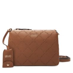 Torebka Liu Jo. Brązowe listonoszki damskie Liu Jo, bez wzorów, bez dodatków. Za 489.99 zł.