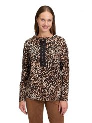 Betty Barclay Bluza w kolorze karmelowo-czarnym rozmiar: 36. Brązowe bluzy damskie Betty Barclay, bez wzorów, bez kaptura. Za 79.40 zł.