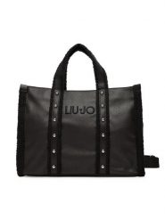 Liu Jo Torebka L Tote 2F5027 E0021 Czarny. Czarne torebki klasyczne damskie Liu Jo, z materiału, bez dodatków. Za 429.99 zł.