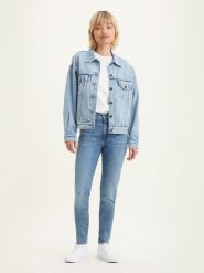 Levi´s Dżinsy - Skinny fit - w kolorze niebieskim rozmiar: W23/L28. Niebieskie jeansy damskie z podwyższonym stanem. Za 114.17 zł.