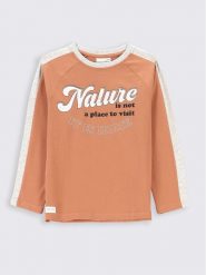 Coccodrillo Bluzka ZC2143102FOK Brązowy Regular Fit. Brązowe t-shirty i koszulki chłopięce COCCODRILLO, bez wzorów, z bawełny, bez kołnierzyka, bez ramiączek. Za 29.99 zł.