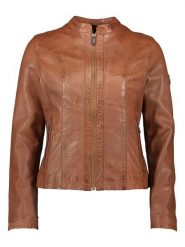 HIS Skórzana kurtka w kolorze jasnobrązowym rozmiar: 42. Brązowe kurtki damskie HIS, bez wzorów, ze skóry, bez kaptura. Za 583.95 zł.