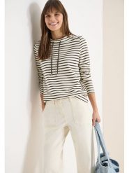 Cecil Bluza w kolorze kremowo-brązowym rozmiar: XL. Brązowe bluzy damskie Cecil, xl, bez wzorów, bez kaptura. Za 97.05 zł.