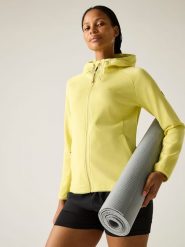 Regatta Kurtka polarowa "Nayna" w kolorze żółtym rozmiar: 44. Żółte kurtki damskie Regatta, bez wzorów, z polaru, bez kaptura. Za 128.25 zł.