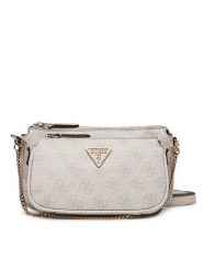 Guess Torebka HWBG7879710 Écru. Listonoszki damskie Guess, z aplikacjami, ze skóry, bez dodatków. Za 379.99 zł.