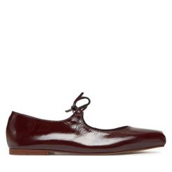 Baleriny Balagan. Czerwone balerinki damskie BALAGAN, bez wzorów. Za 455.99 zł.