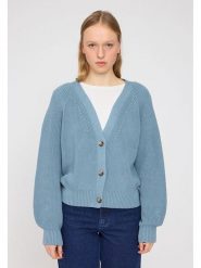 MAZINE Kardigan "Lovi" w kolorze błękitnym rozmiar: XL. Niebieskie kardigany damskie MAZINE, xl, bez wzorów, z bawełny. Za 130.99 zł.