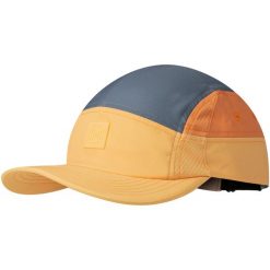 Czapka z daszkiem BUFF 5 PANEL GO CAP DOMUS APRICOT. Żółte czapki z daszkiem damskie Buff, bez wzorów. Za 130.99 zł.