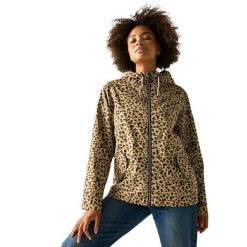 Damska Kurtka Bayletta Leopard Print Waterproof Jacket. Czarne kurtki damskie Regatta, m, bez wzorów, z dżerseju, z kapturem. Za 272.99 zł.