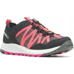 Buty trekkingowe Merrell Wildwood Aero. Czarne obuwie trekkingowe damskie Merrell, bez zapięcia. Za 399.99 zł.