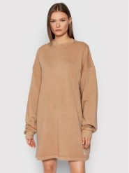 Reebok Sukienka dzianinowa Classics Natural Dye H11200 Brązowy Oversize. Brązowe sukienki damskie Reebok, bez wzorów, z bawełny, bez ramiączek. Za 139.99 zł.
