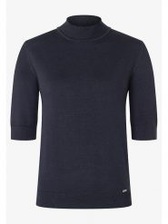 More & More Sweter w kolorze granatowym rozmiar: 40. Niebieskie swetry klasyczne damskie More & More, s, z wiskozy, bez kołnierzyka. Za 222.94 zł.