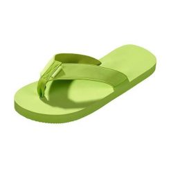 Beco Urban klapki unisex - limonkowe. Zielone klapki damskie 47 Brand, bez wzorów, bez obcasa, na płaskiej podeszwie, bez zapięcia. Za 183.99 zł.