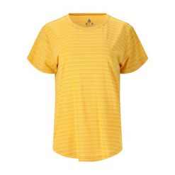 Koszulka damska Whistler Skylon. Brązowe bluzki damskie WHISTLER, bez wzorów, sportowe, bez kołnierzyka, bez ramiączek. Za 89.99 zł.