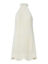 YAS Sukienka koktajlowa Mira 26037830 Écru Regular Fit. Sukienki damskie YAS, bez wzorów, z syntetyku, wizytowe, bez ramiączek. Za 339.99 zł.