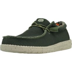 Tenisówki Hey Dude Model 40161h Kolor Zielony. Zielone trampki damskie SENZA MARCA, bez wzorów, z tkaniny, bez zapięcia. Za 321.10 zł.