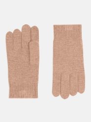 Perfect Cashmere Kaszmirowe rękawiczki "Hailey" w kolorze karmelowym rozmiar: onesize. Brązowe rękawiczki damskie Perfect Cashmere, bez wzorów, z kaszmiru. Za 121.99 zł.