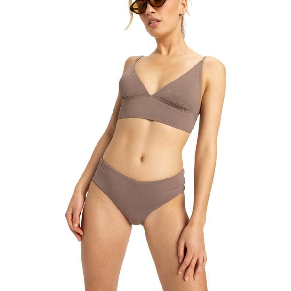Klasyczne majtki bikini dla Kobiety LASCA Brązowy. Brązowe bikini Roxy, bez wzorów, z elastanu. Za 179.99 zł.