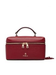Furla Torebka Camelia Micro WE00625 HSF000 CN CGQ00 Bordowy. Czerwone torebki klasyczne damskie Furla, ze skóry, bez dodatków. Za 944.99 zł.