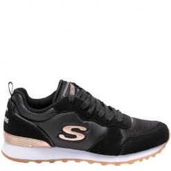 Buty sportowe do chodzenia damskie Skechers OG 85 Goldn Gurl. Czarne obuwie sportowe casual damskie Skechers, trekkingowe. Za 217.58 zł.