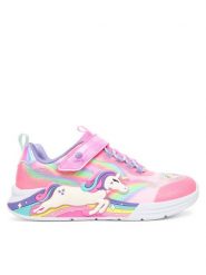 Skechers Sneakersy Unicorn Chaser 302298L PKMT Różowy. Czerwone buty sportowe dziewczęce Skechers, bez wzorów, z materiału, bez zapięcia. Za 199.99 zł.
