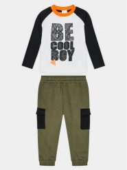 Guess Komplet bluzka i spodnie I3BG12 I3Z13 Biały Regular Fit. Białe t-shirty i koszulki chłopięce Guess, z aplikacjami, z bawełny, bez kołnierzyka, bez ramiączek. Za 109.99 zł.