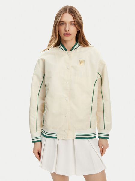 Fila Kurtka bomber Leme FAW0999 Écru Oversize. Kurtki damskie Fila, l, bez wzorów, z syntetyku, bez kaptura. Za 219.99 zł.
